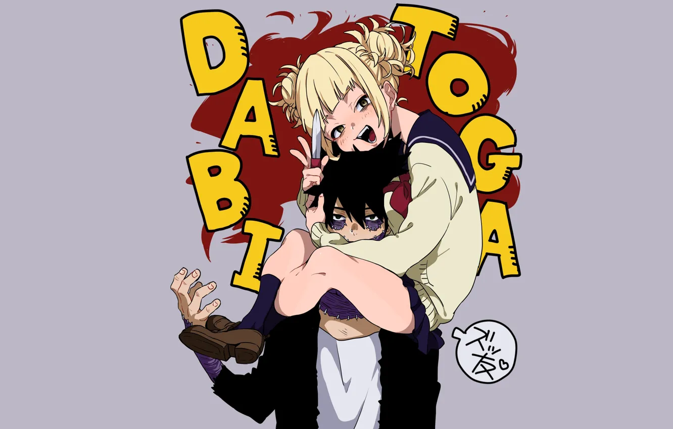 Photo wallpaper anime, art, two, Boku no Hero Academy, My heroic academia