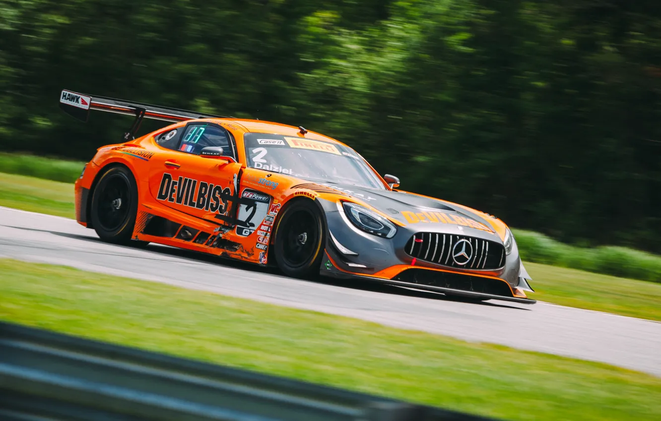 Photo wallpaper race, speed, Mercedes, AMG GT3