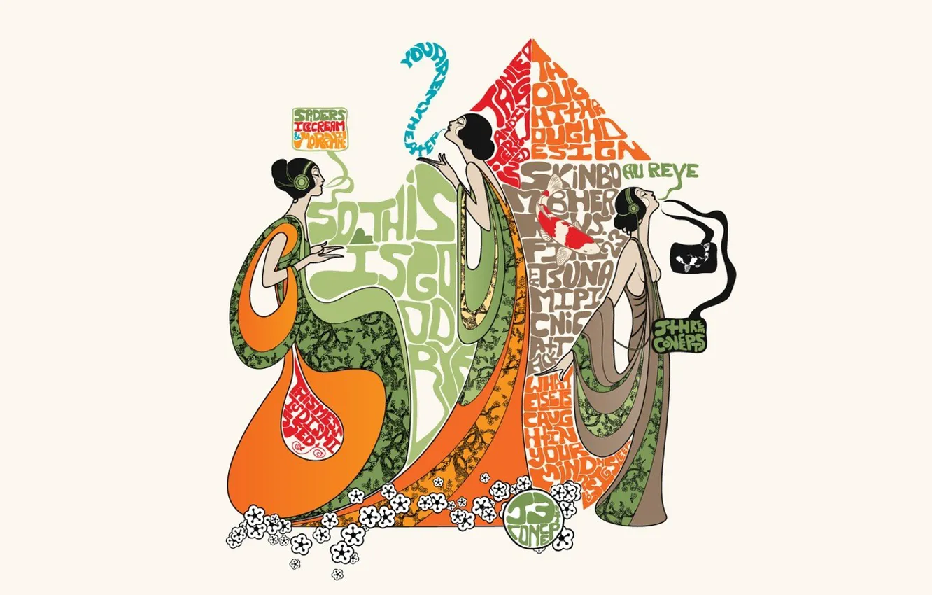 Photo wallpaper figure, graphics, picture, Wallpaper