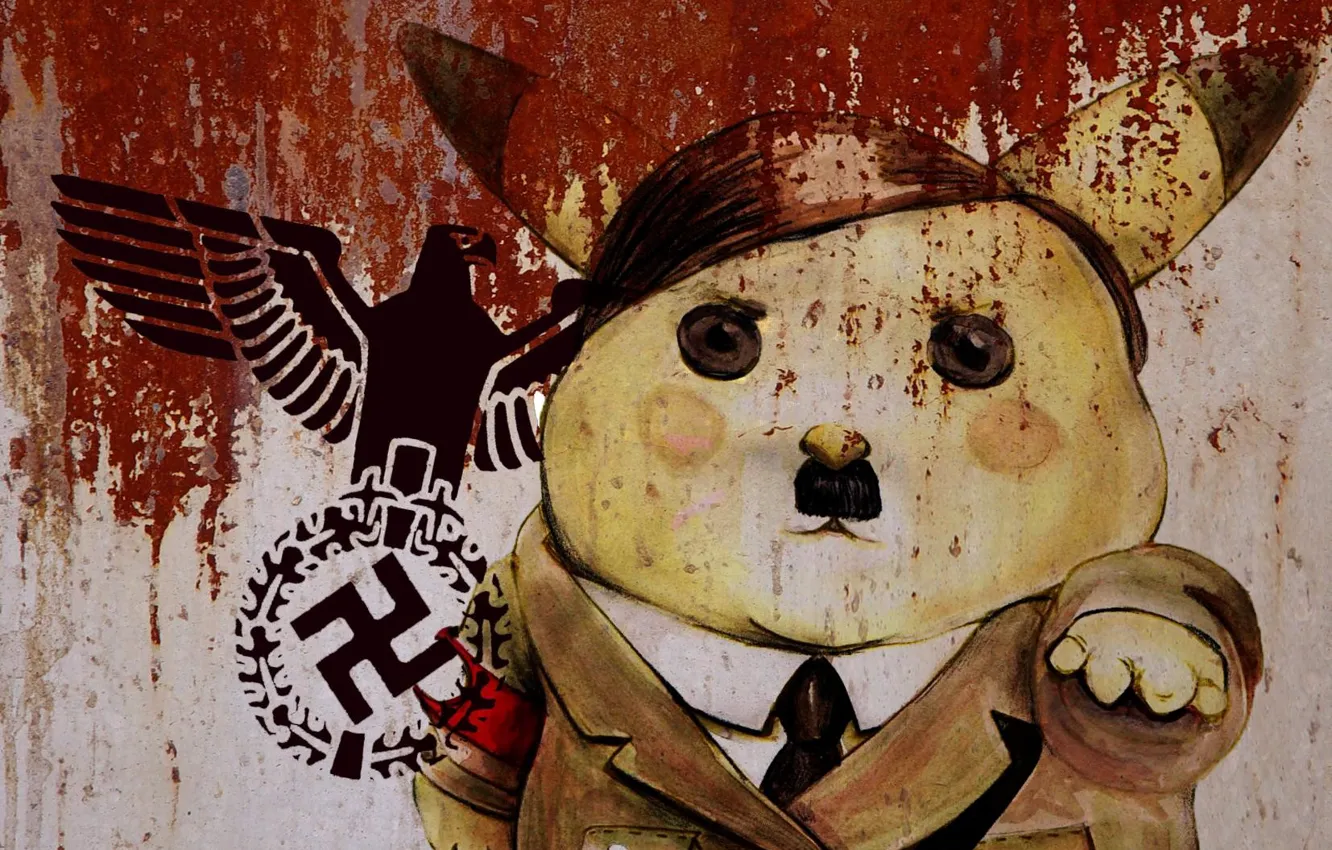 Photo wallpaper Pikachu, Adolf, Kawai