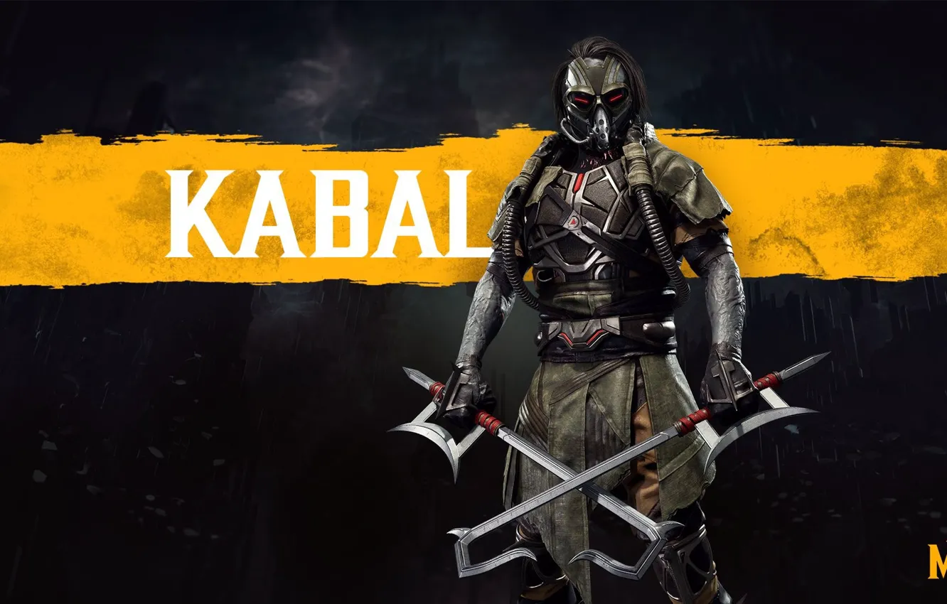 Photo wallpaper fighter, swords, Mortal Kombat, Mortal Kombat, Cabal, blades, Kabal, Mortal Kombat 11