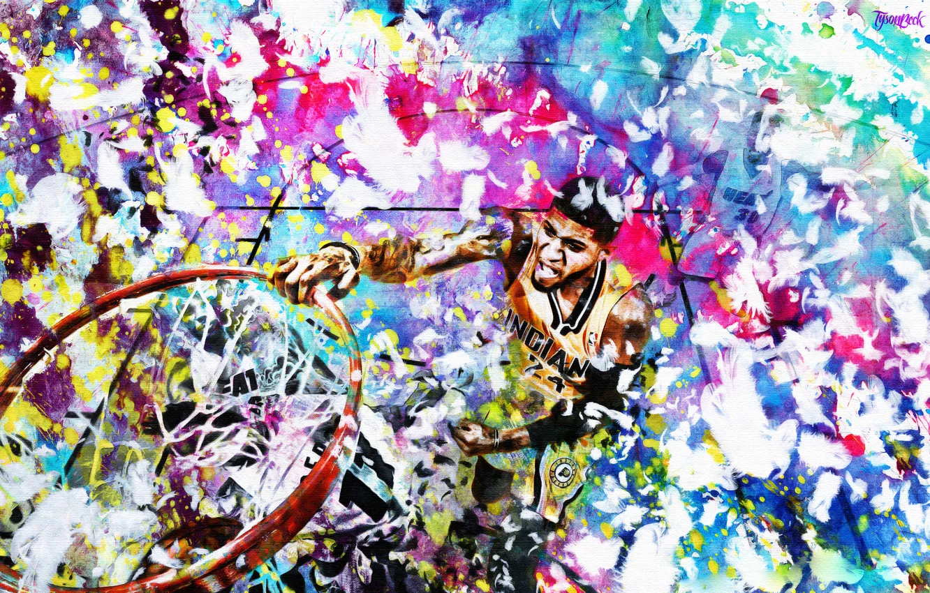 Photo wallpaper sport, ring, Basketball, Indiana, NBA, Pacers, Indiana, Pacers