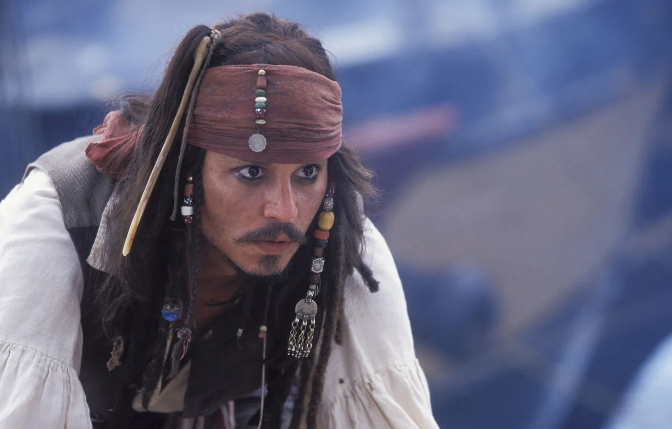 Photo wallpaper Johnny Depp, Pirates of the Caribbean, Captain Jack Sparrow