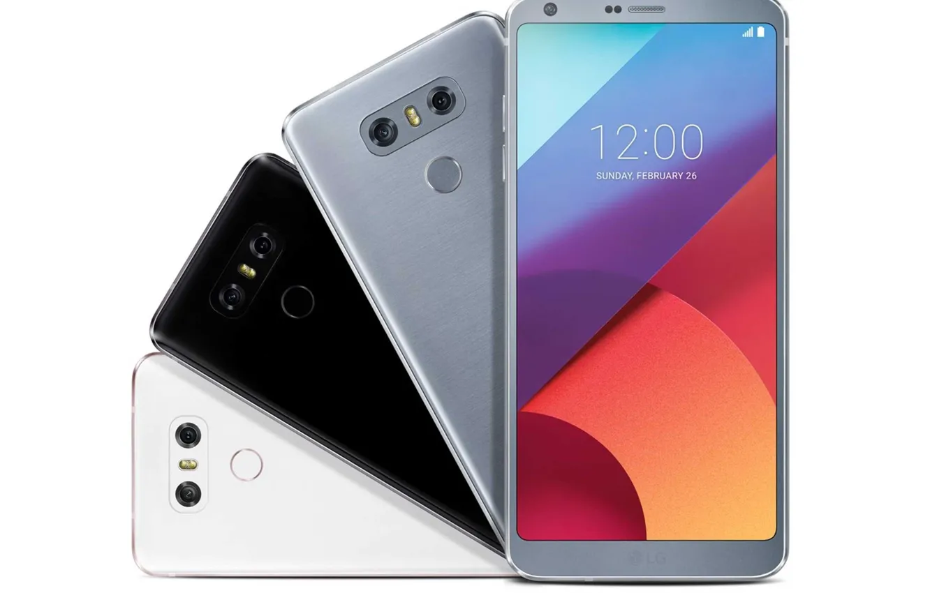 Photo wallpaper smartphone, MWC 2017, LG G6
