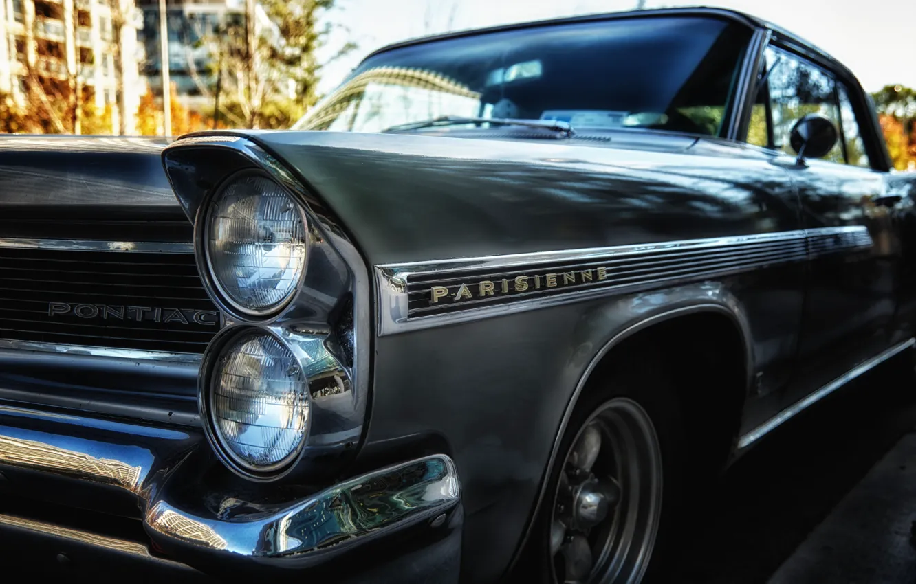 Photo wallpaper retro, Pontiac, classic car, Pontiac Parisienne