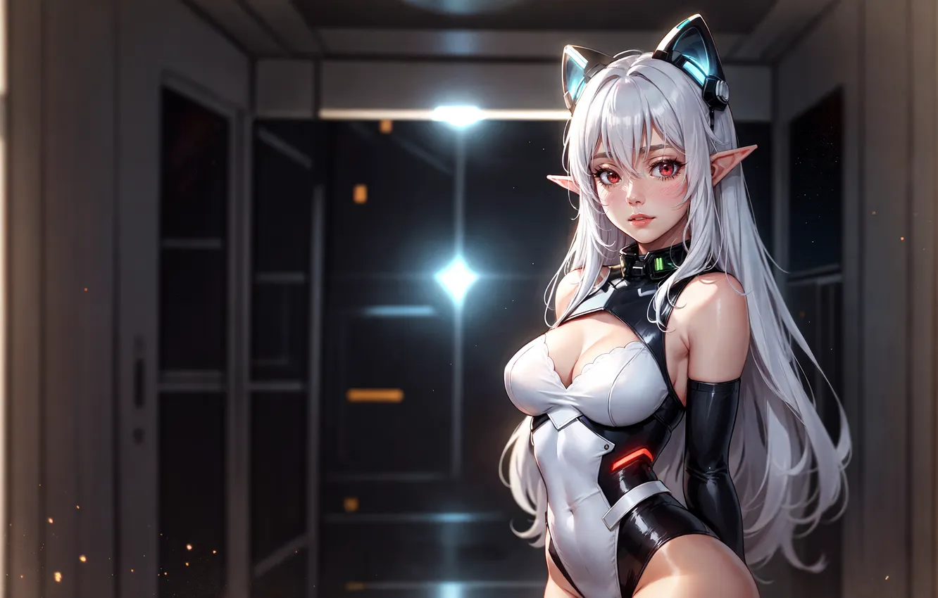 Photo wallpaper elf, sci fi, AI Art