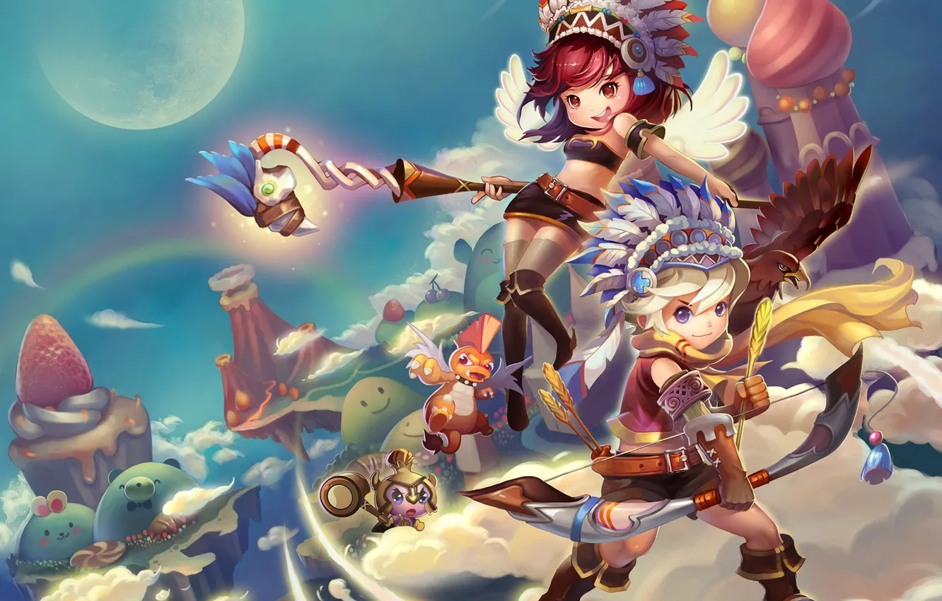 Photo wallpaper the game, art, the plot, characters, children's