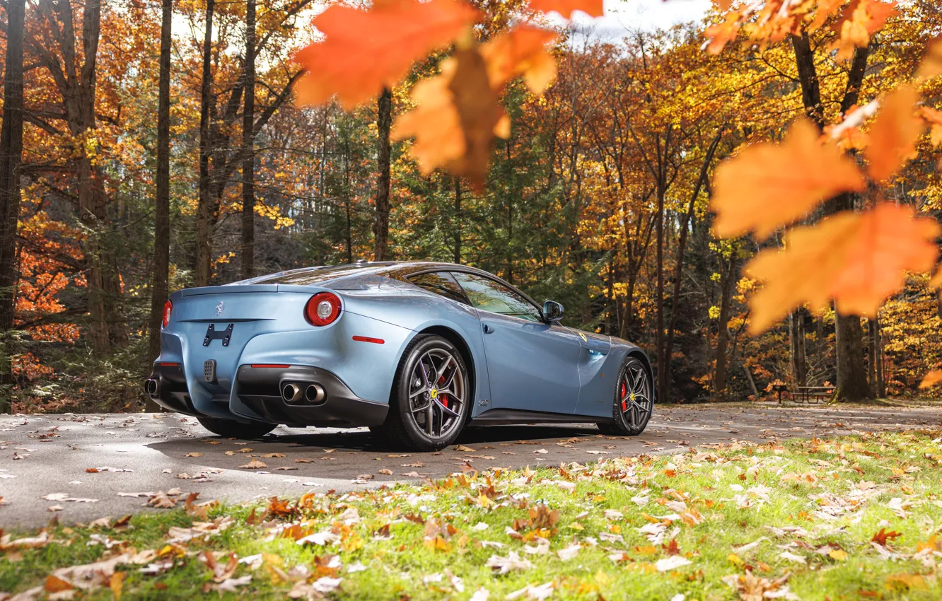 Photo wallpaper Ferrari, F12, rear view, Ferrari F12berlinetta "The Barchetta"