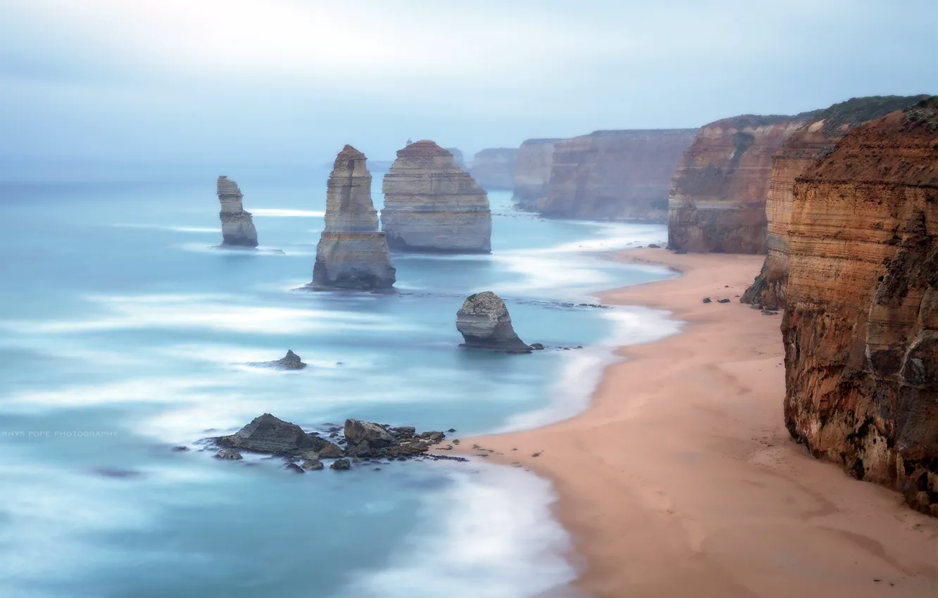 Photo wallpaper nature, Victoria, Great Ocean Road, AUSTRALIA, 12 Apostles