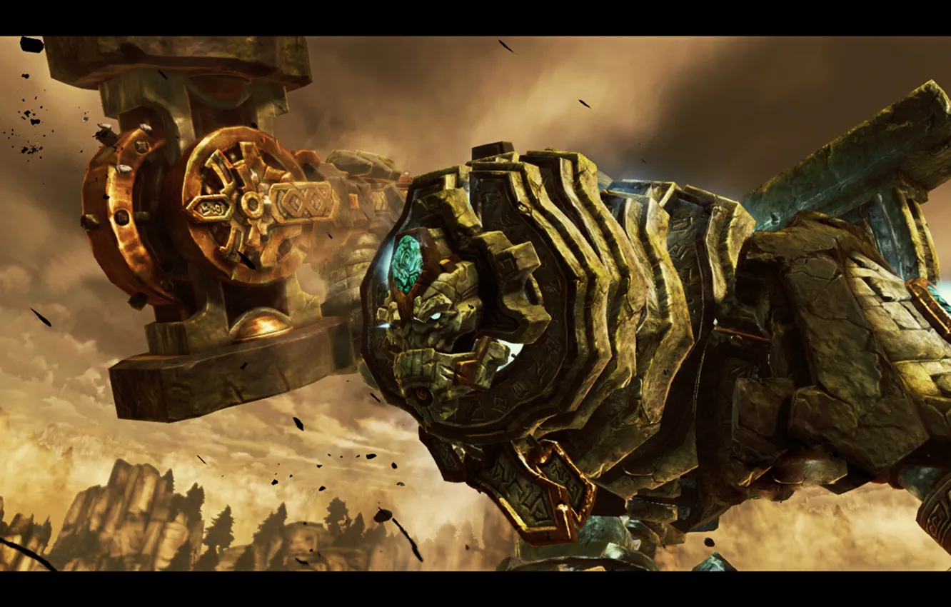 Photo wallpaper hammer, the guardian, Darksiders 2