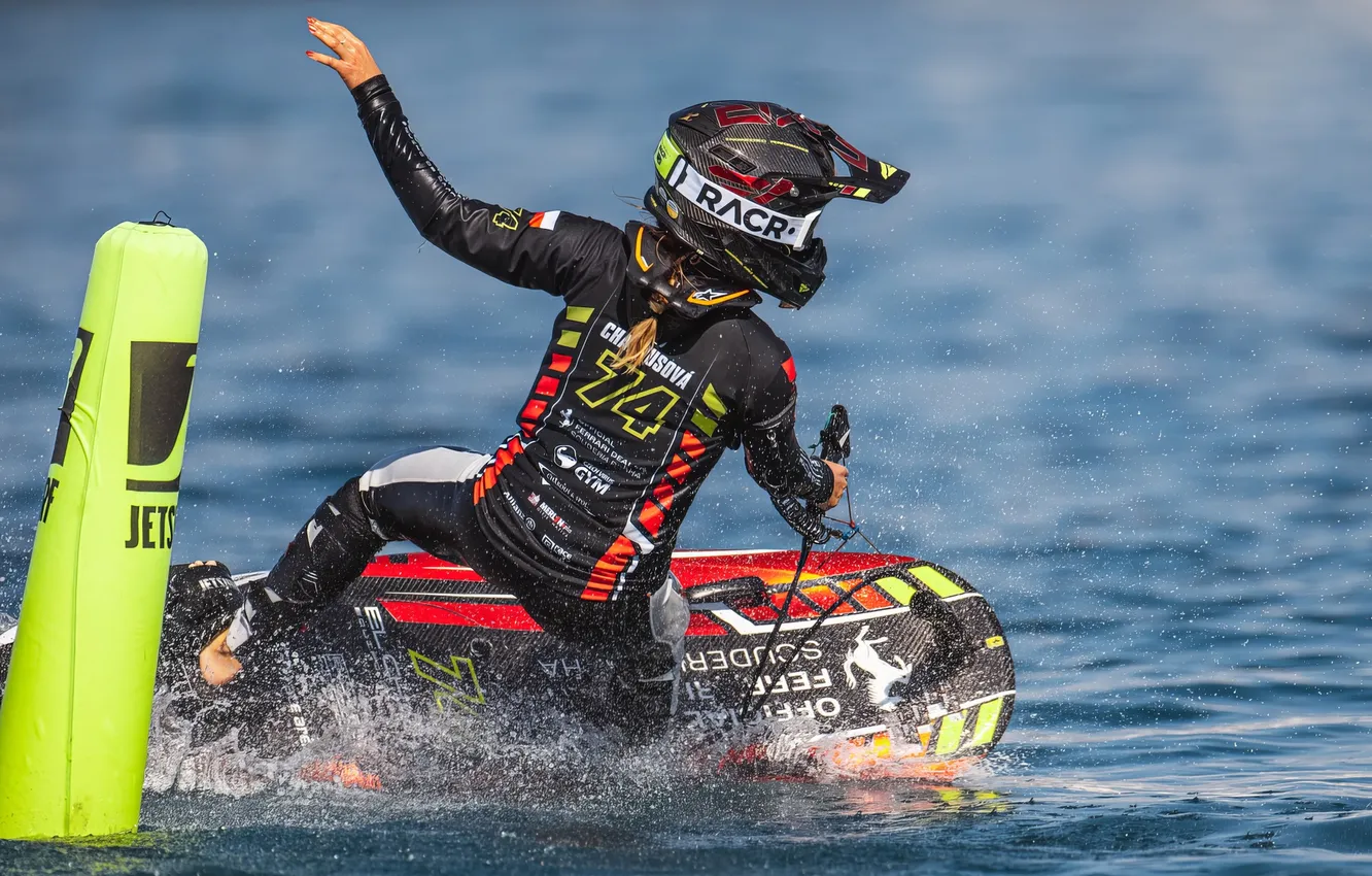Photo wallpaper race, boat, speed
