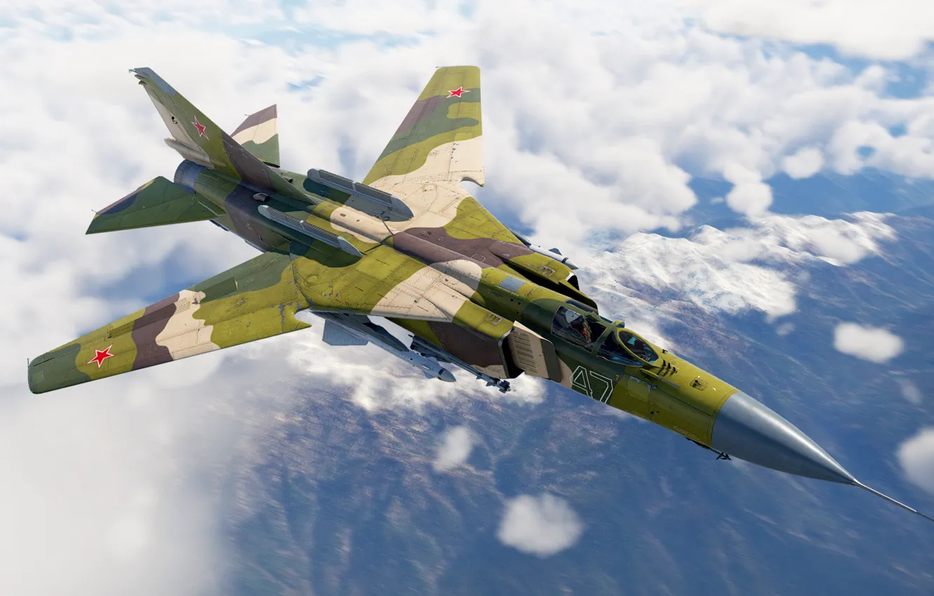 Photo wallpaper USSR, multi-role fighter, OKB MiG, The MiG-23ML