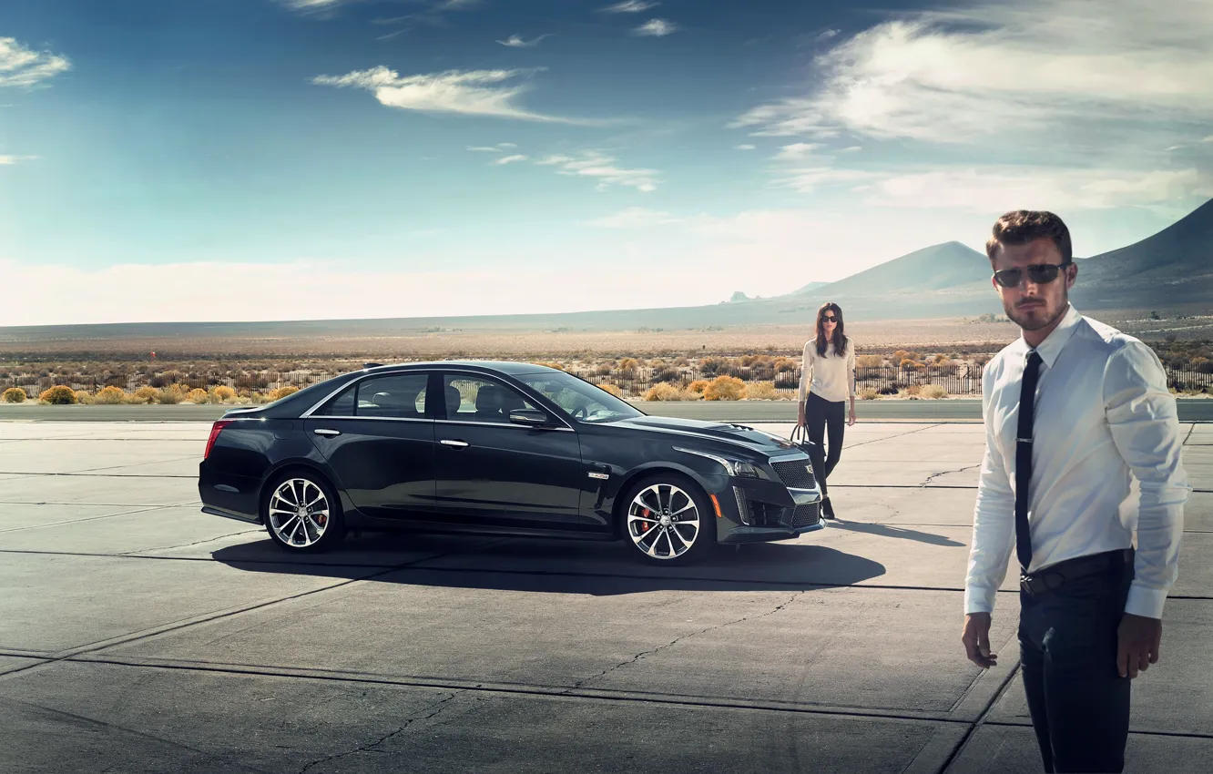 Photo wallpaper Cadillac, CTS-V, Cadillac