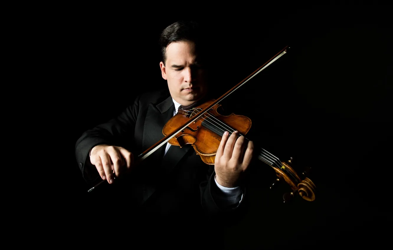 Photo wallpaper violin, stringed instrument, Antal Zalai