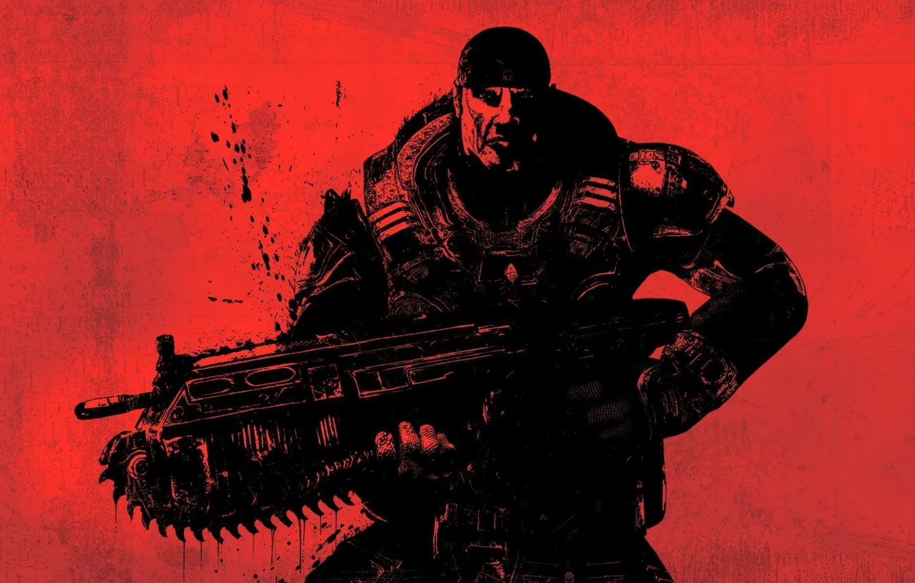 Photo wallpaper weapons, armor, gears of war 3, the third-person shooter, microsoft game studios