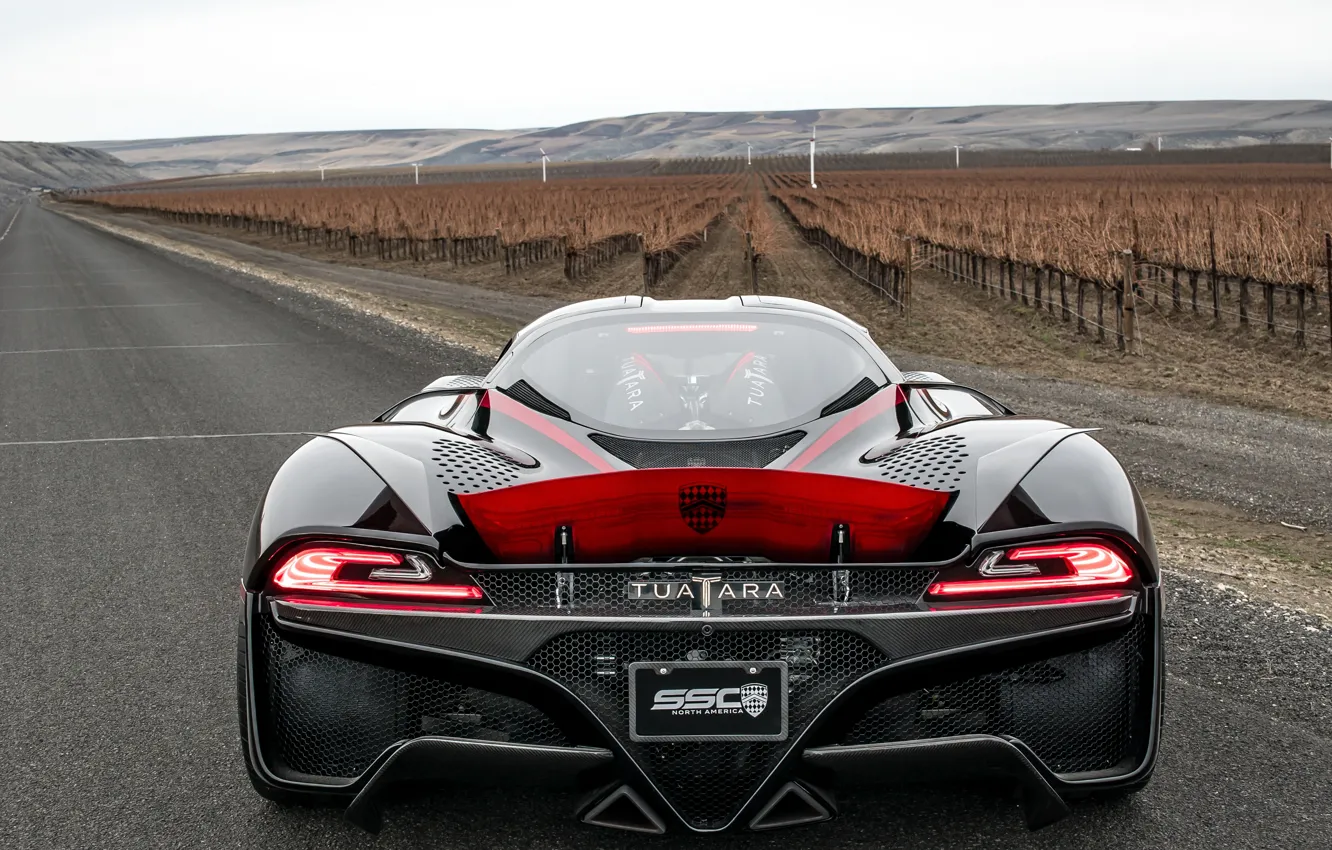 Photo wallpaper SSC Tuatara, rear, Tuatara, SSC, Shelby Super Cars