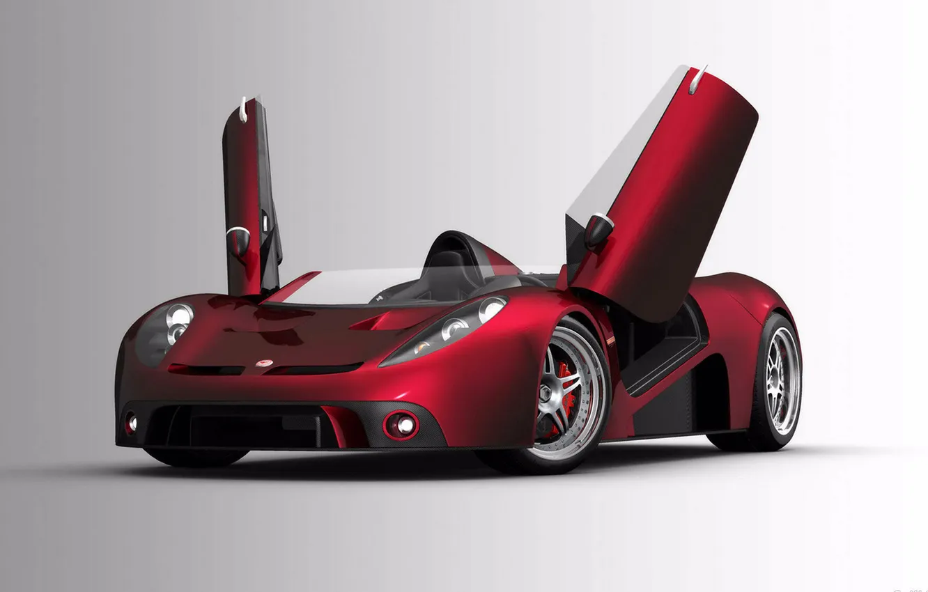 Photo wallpaper tuning, the door, supercar, tuning, Supercar, Italian brand, Bizzarrini, bizzarrini, livorno p538 Barchetta