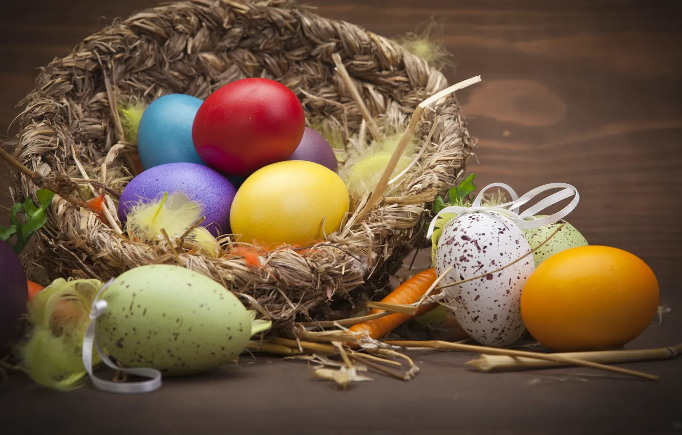 Photo wallpaper holiday, eggs, Easter, socket