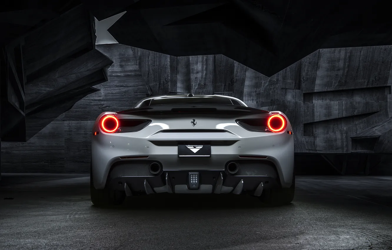 Photo wallpaper Ferrari, 488, Vorsteiner Ferrari 488 Diavolo Aero Program