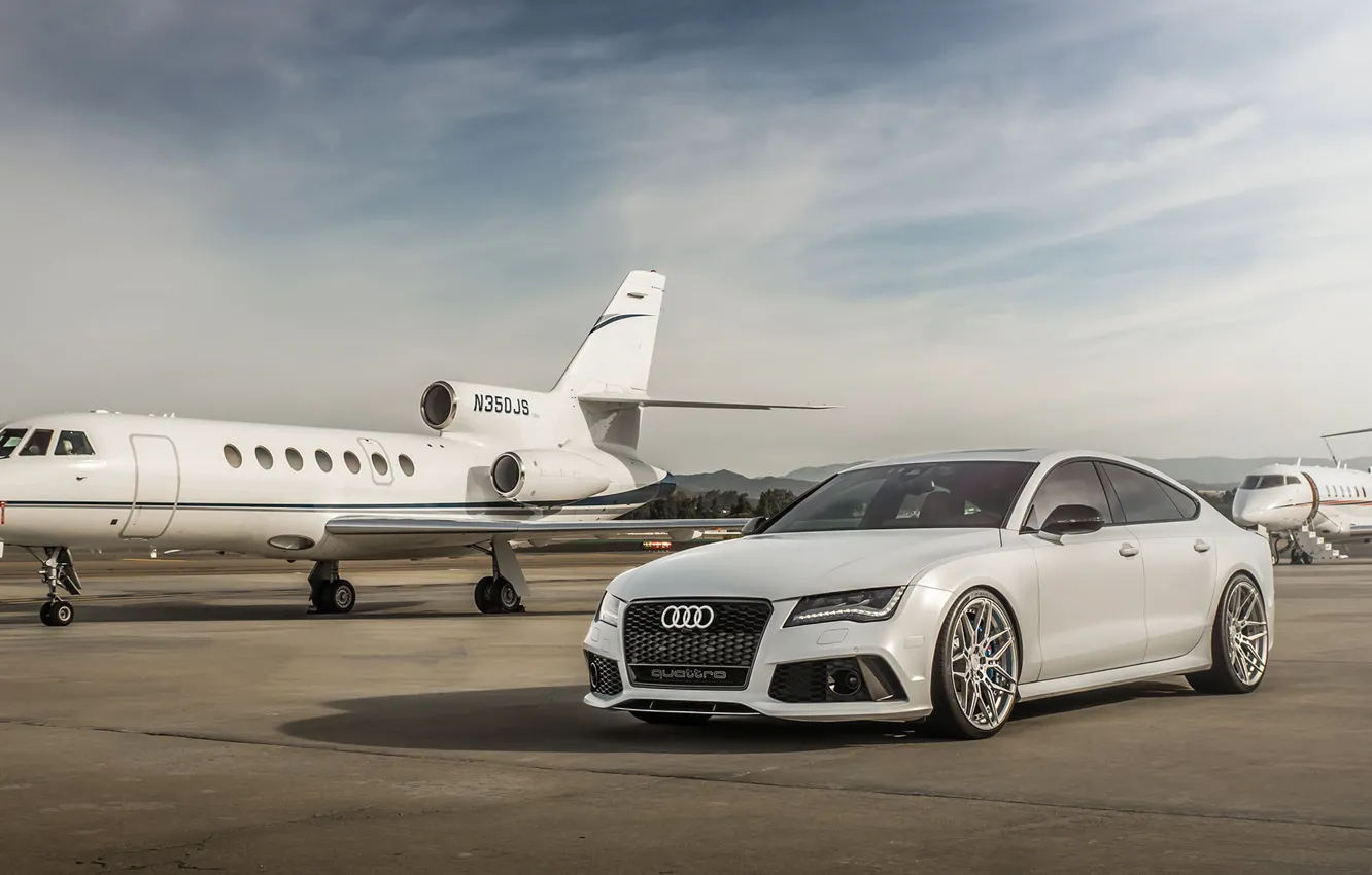 Photo wallpaper Audi, Series, Airport, RS7, M.V2, ADV7