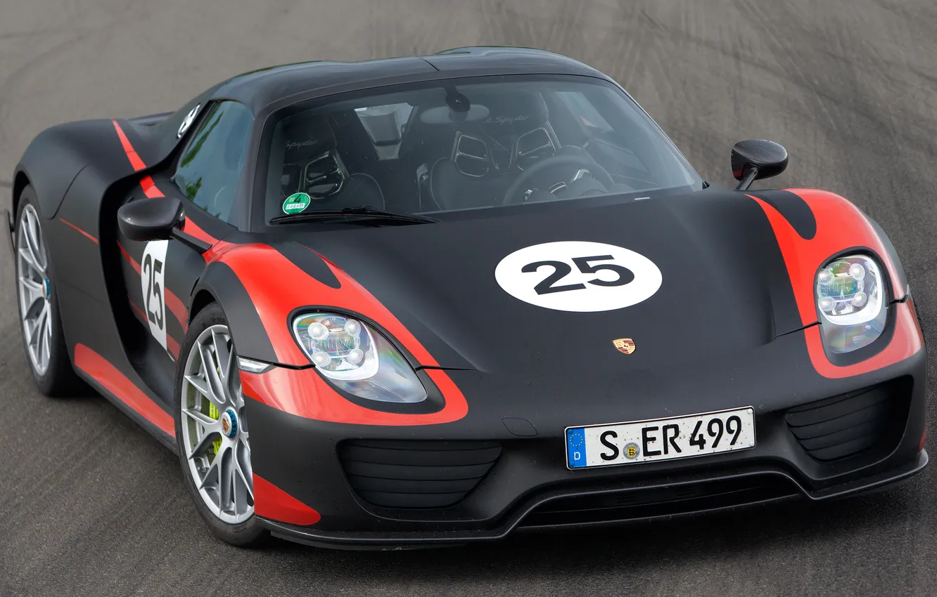 Photo wallpaper Prototype, Porsche, prototype, 918, new, 2013, Porsche 918