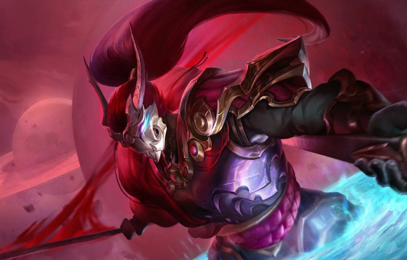 Photo wallpaper warrior, League of Legends, Yasuo