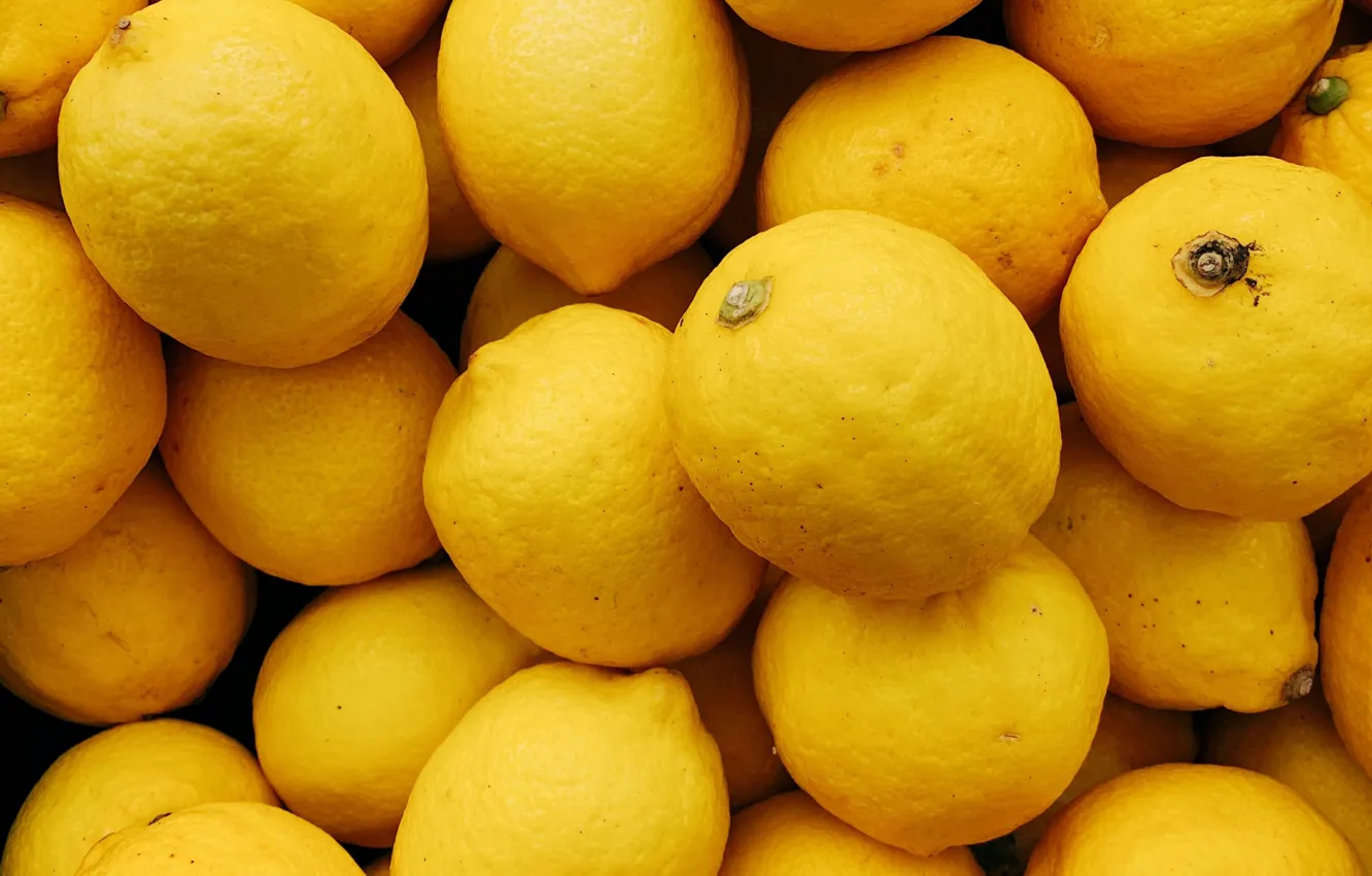 Photo wallpaper fruit, citrus, lemons