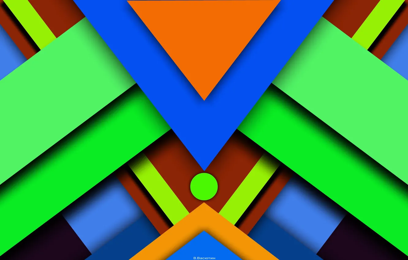 Photo wallpaper color, shadow, figure, layer