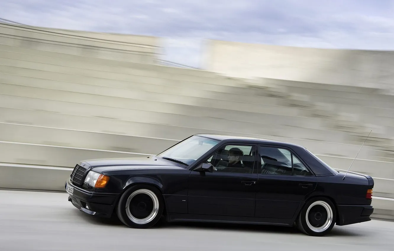 Photo wallpaper black, Mercedes, Benz, AMG, 300