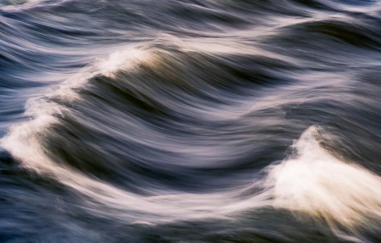 Photo wallpaper sea, wave, water, the abyss