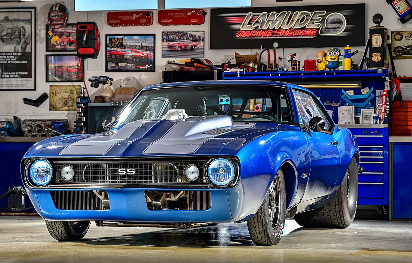 Photo wallpaper minion, Chevelle SS, Kalesa, Lamude Paging Engines