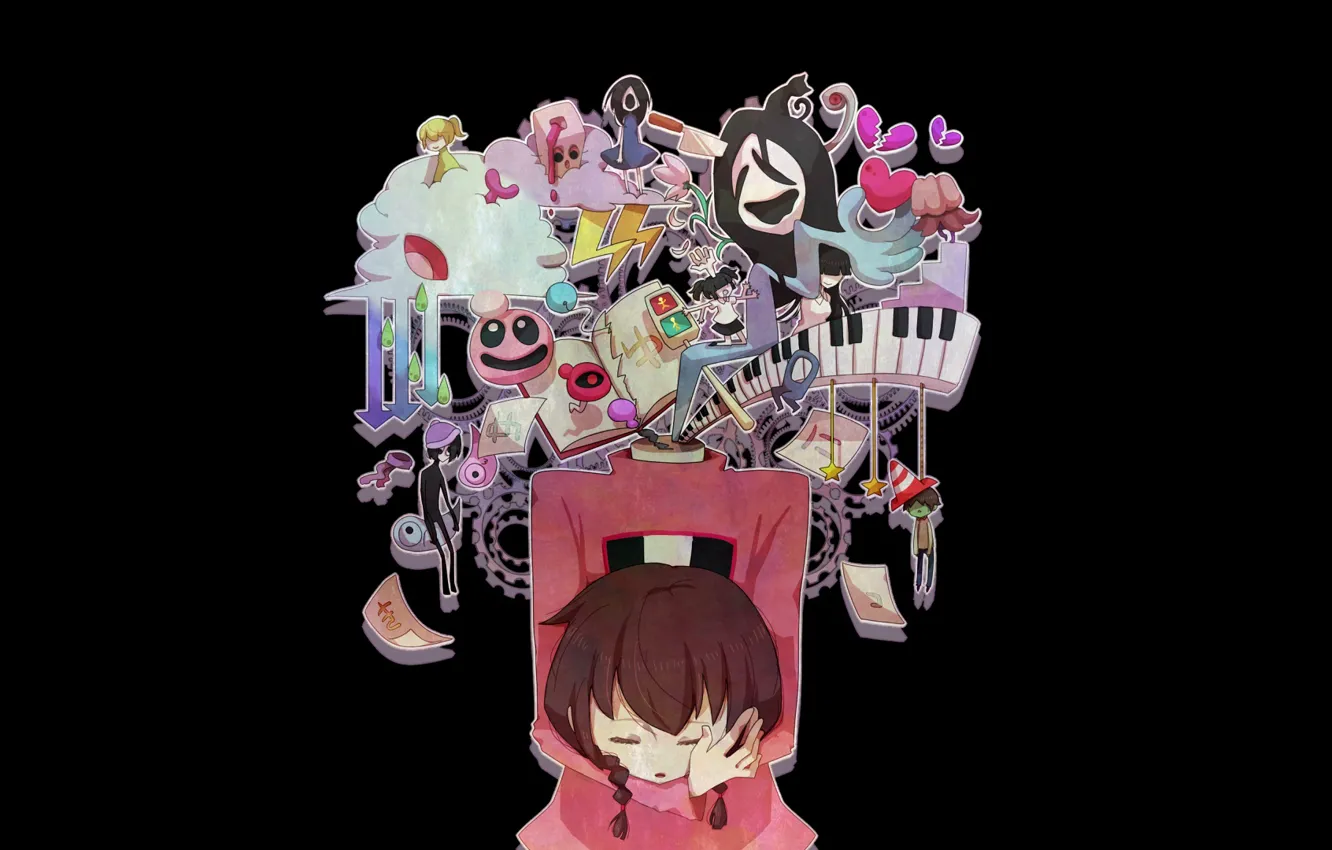 Photo wallpaper the game, girl, Yume Nikki