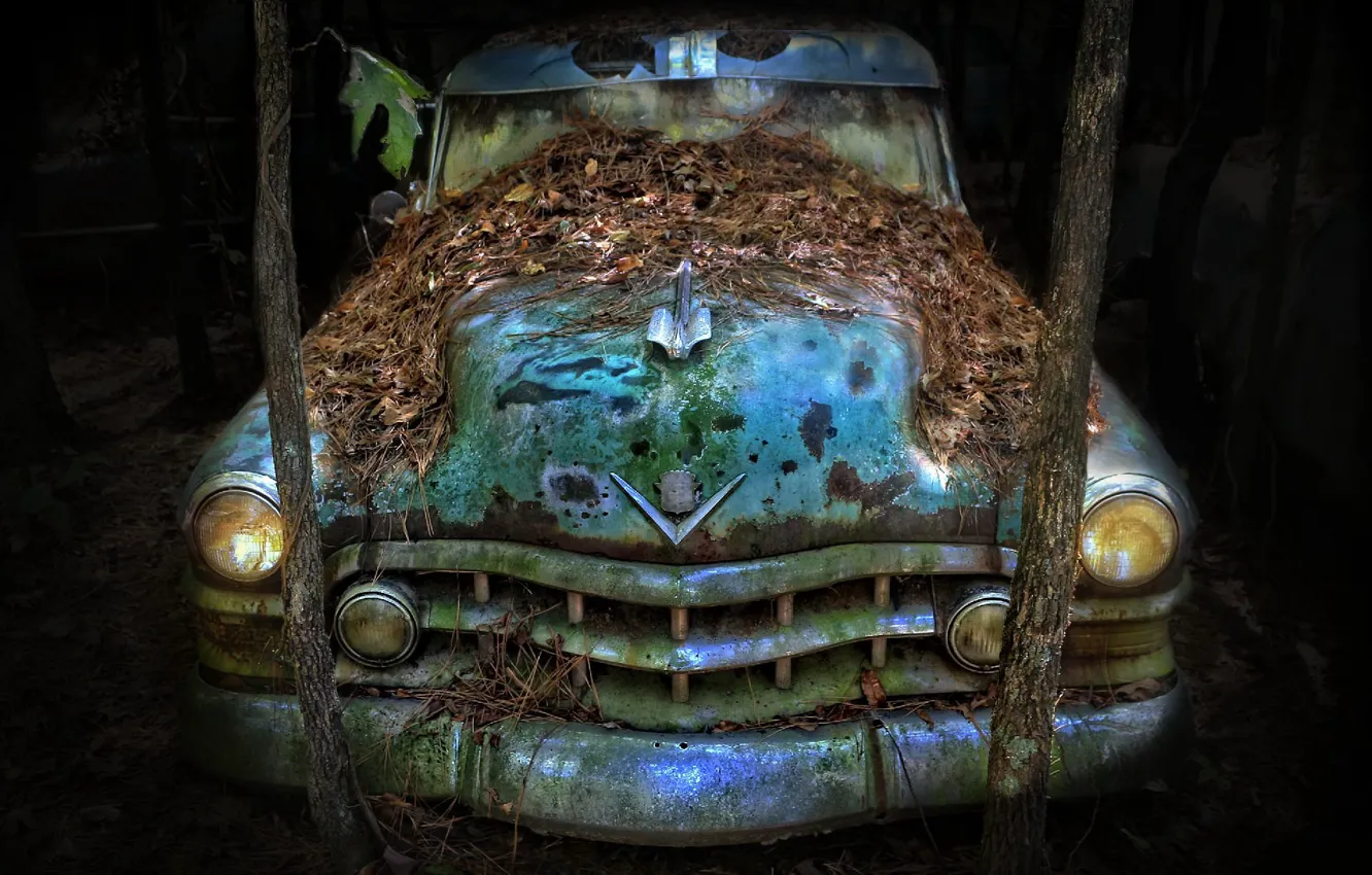Photo wallpaper machine, background, scrap, naturalism