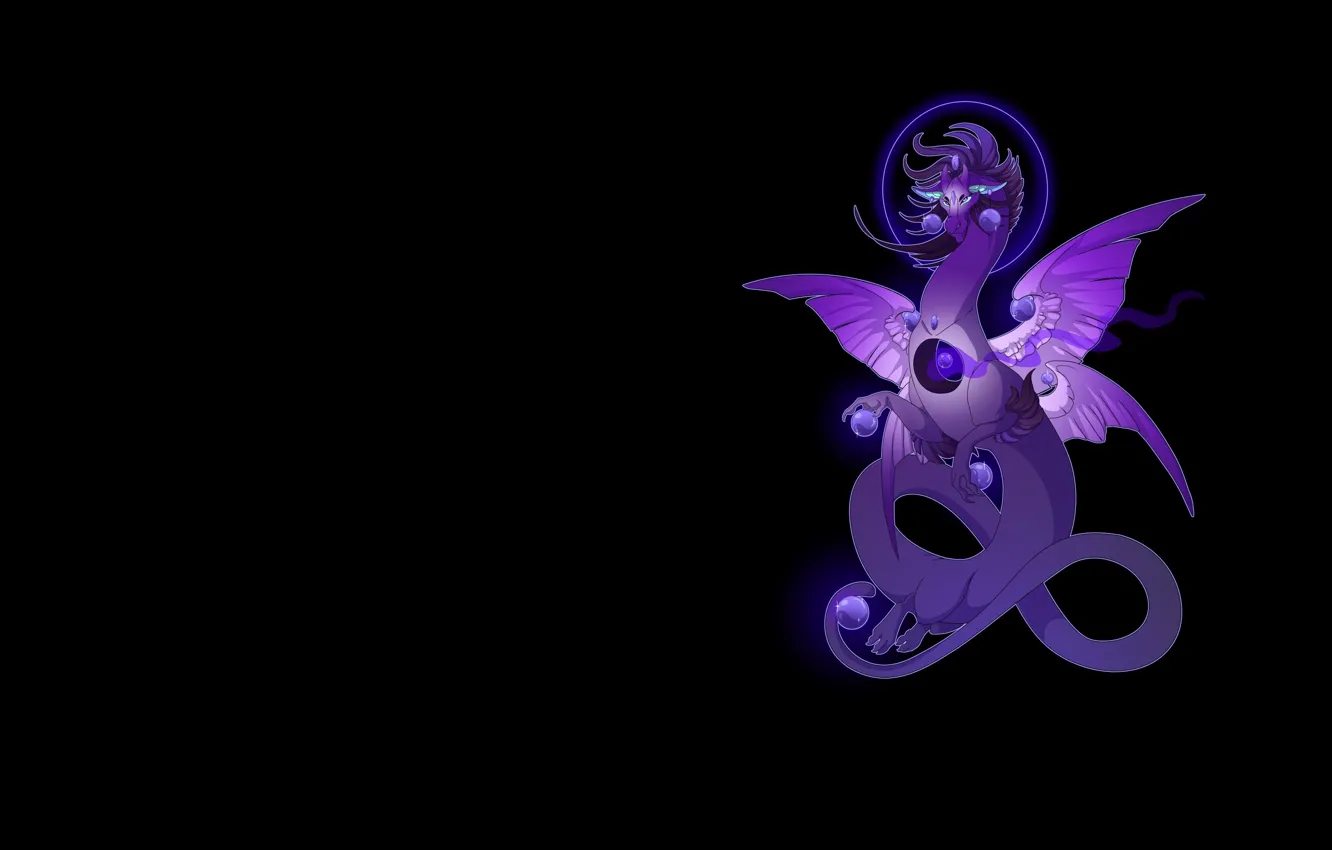 Photo wallpaper magic, dragon, art, fantasy, Mythka