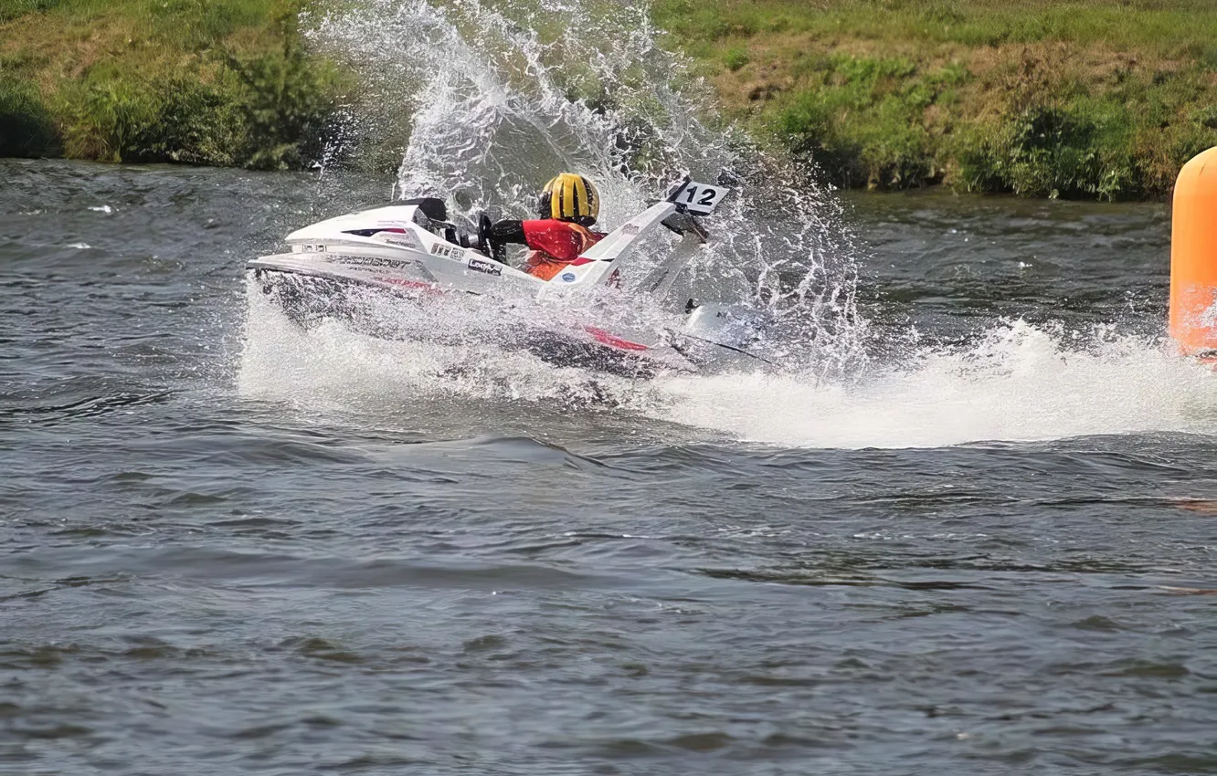Photo wallpaper race, boat, speed