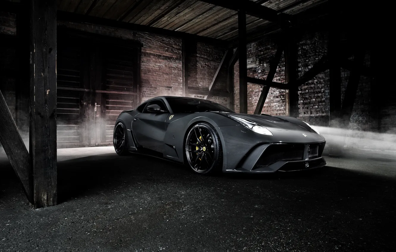 Photo wallpaper Ferrari, supercar, Ferrari, Novitec Rosso, F12berlinetta