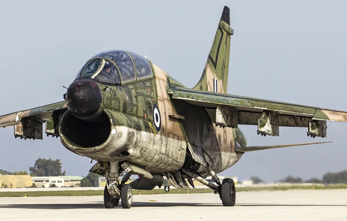 Photo wallpaper cabin, attack, the airfield, A-7A, Corsair II