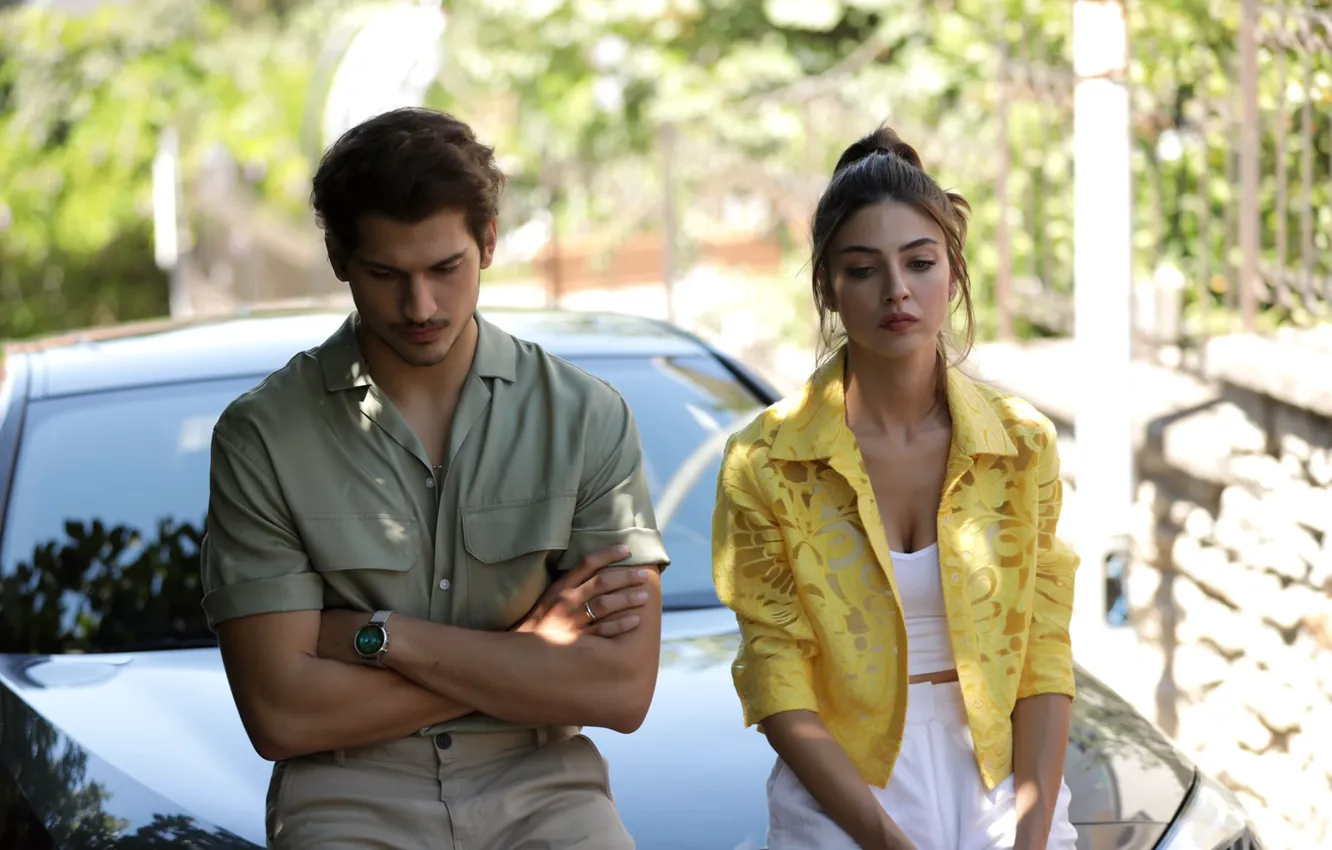 Photo wallpaper machine, reverie, watch, the series, beauty, on the street, a guy and a girl, where