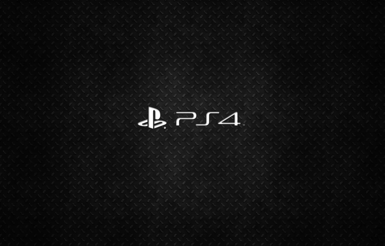 Photo wallpaper texture, logo, background, playstation, PS4