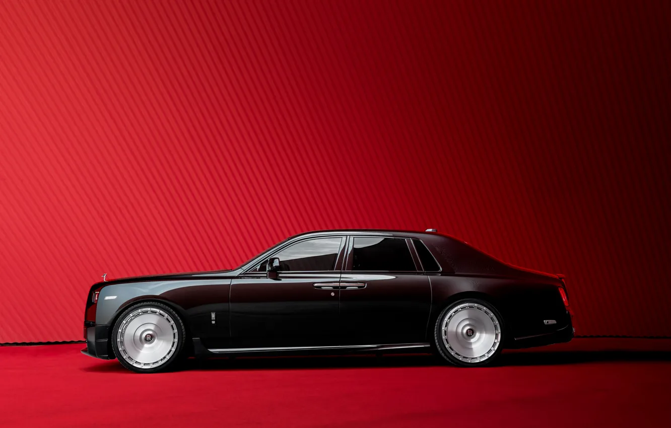 Photo wallpaper luxury, Rolls Royce Phantom, side view
