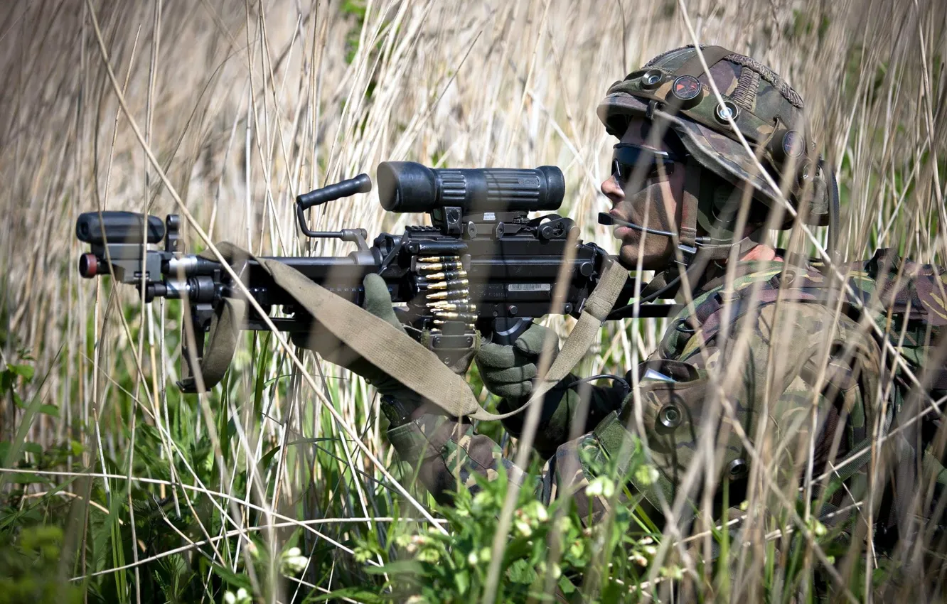 Photo wallpaper weapons, soldiers, Royal Netherlands Army