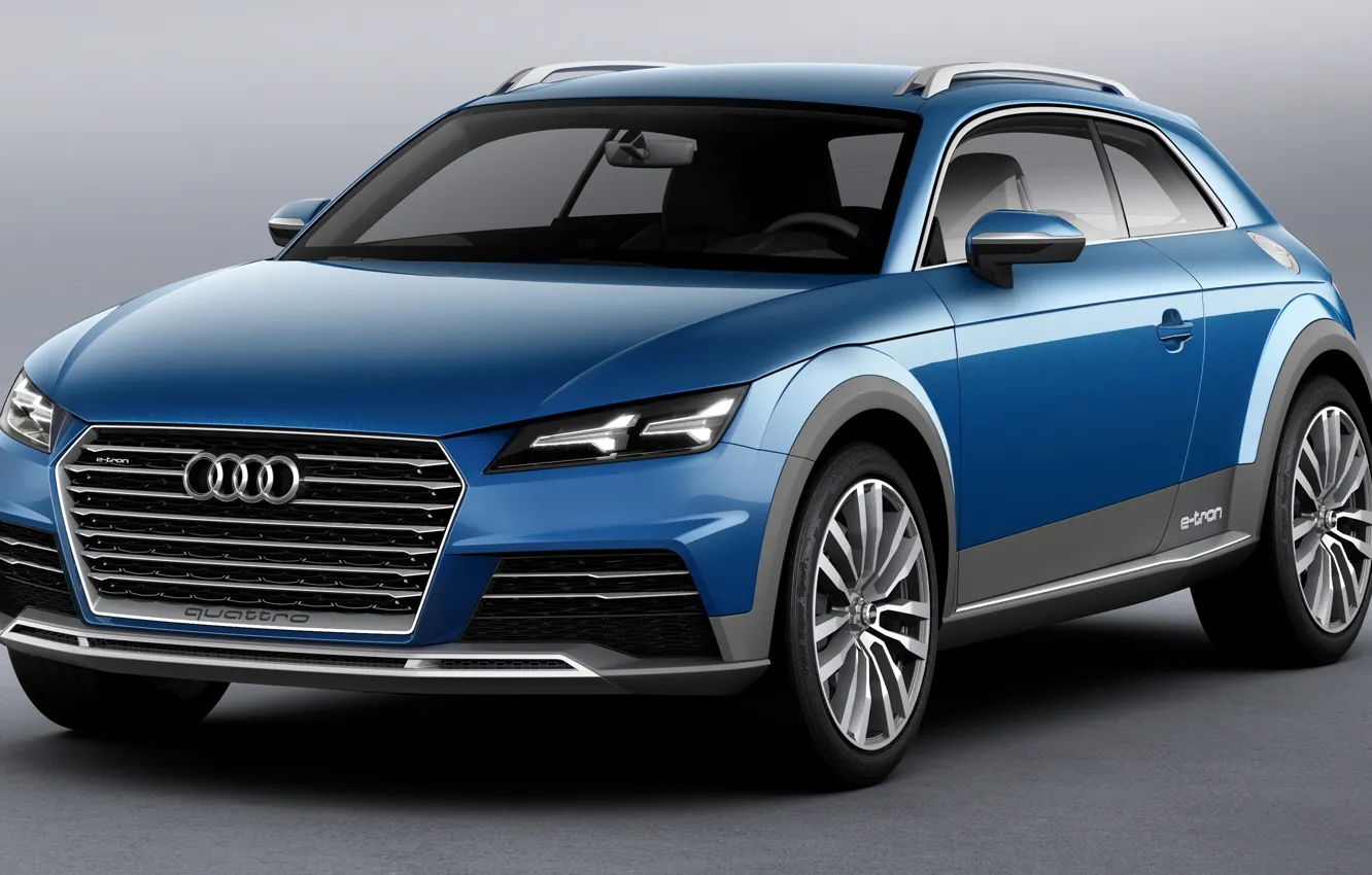 Photo wallpaper audi, concept, allroad, shooting, brake