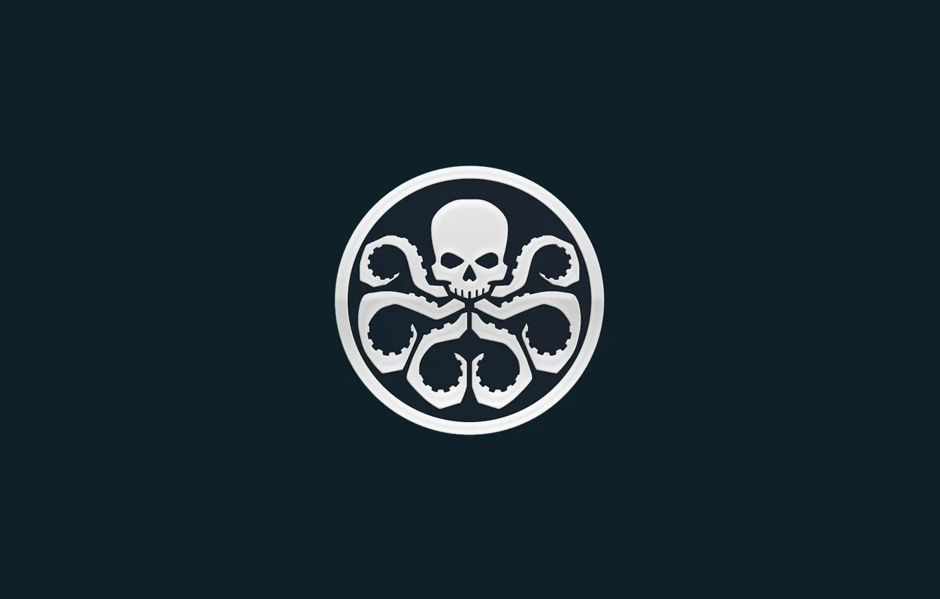 Photo wallpaper sake, logo, symbol, Marvel comic, tentacles, Hail Hydra