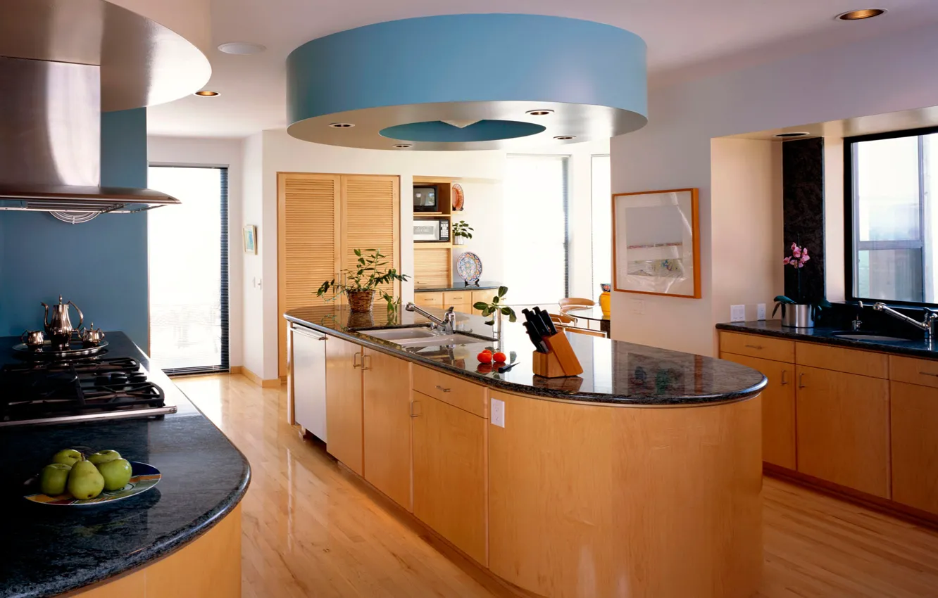 Photo wallpaper design, style, room, home, interior, kitchen, apartment