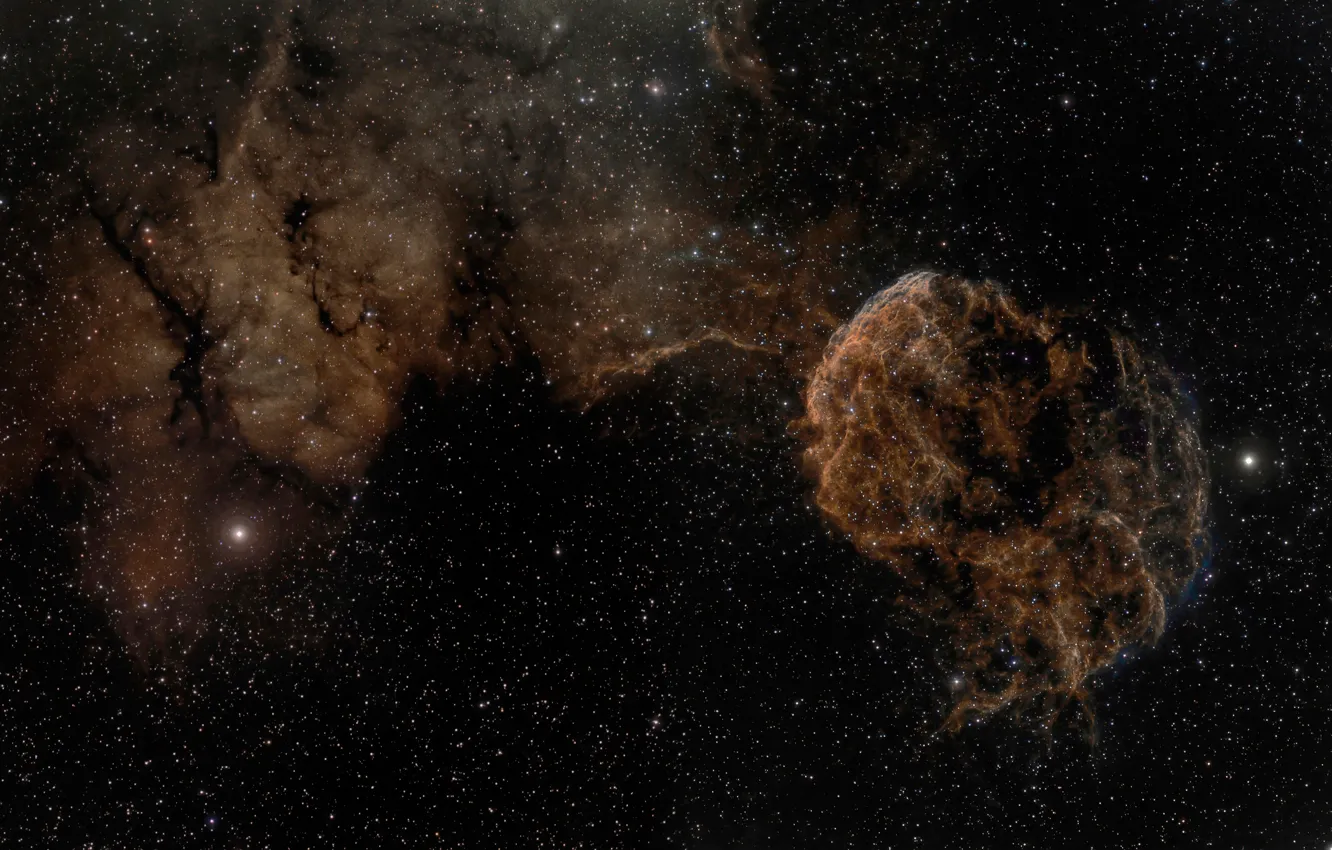 Photo wallpaper space, stars, the universe