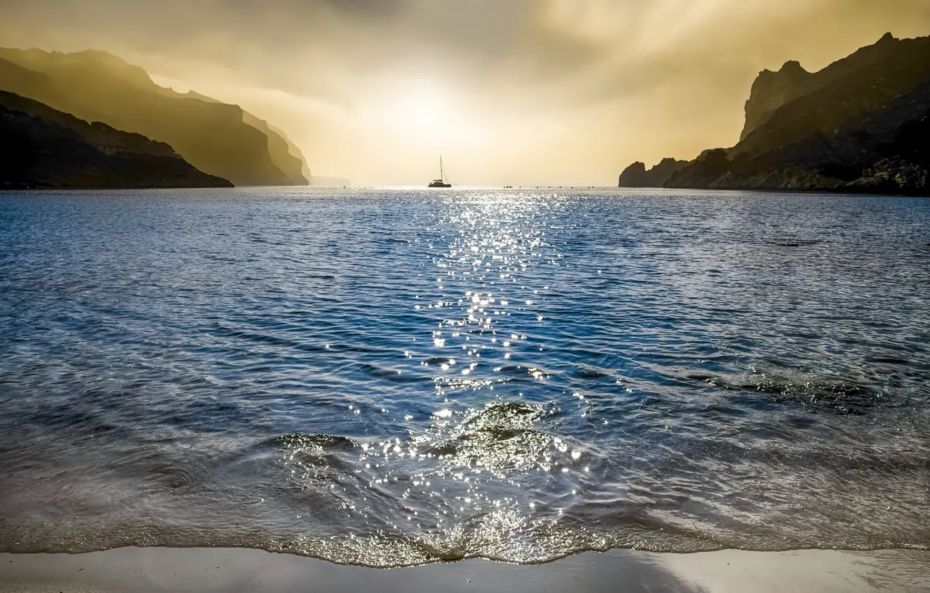 Photo wallpaper sea, nature, shore