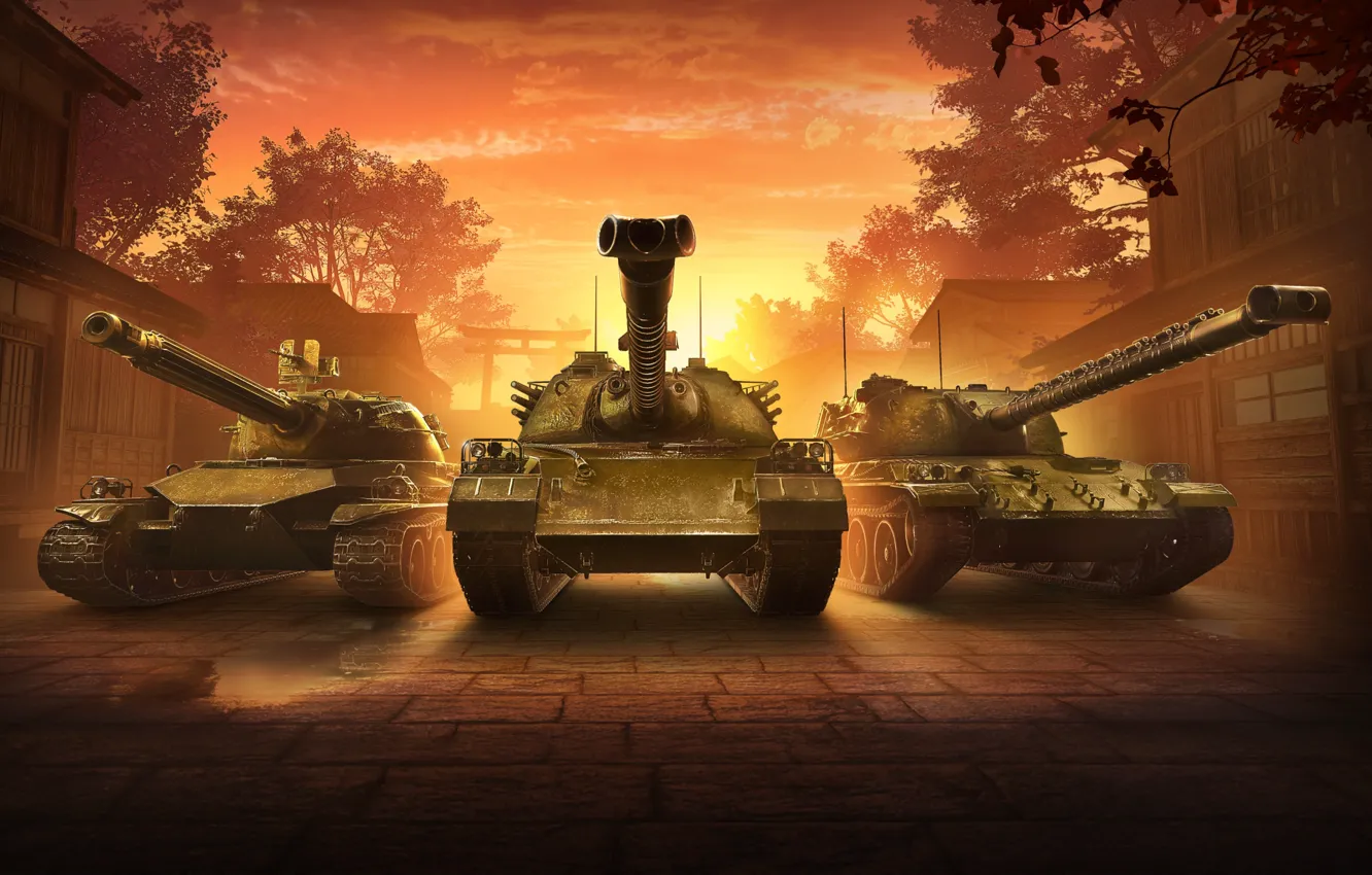 Photo wallpaper tank, World Of Tanks, Our game