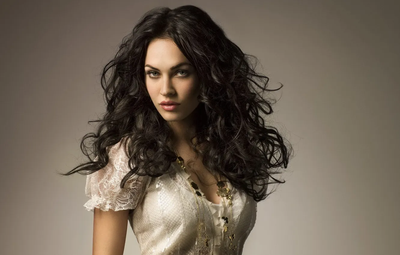 Photo wallpaper girl, Wallpaper, Fox