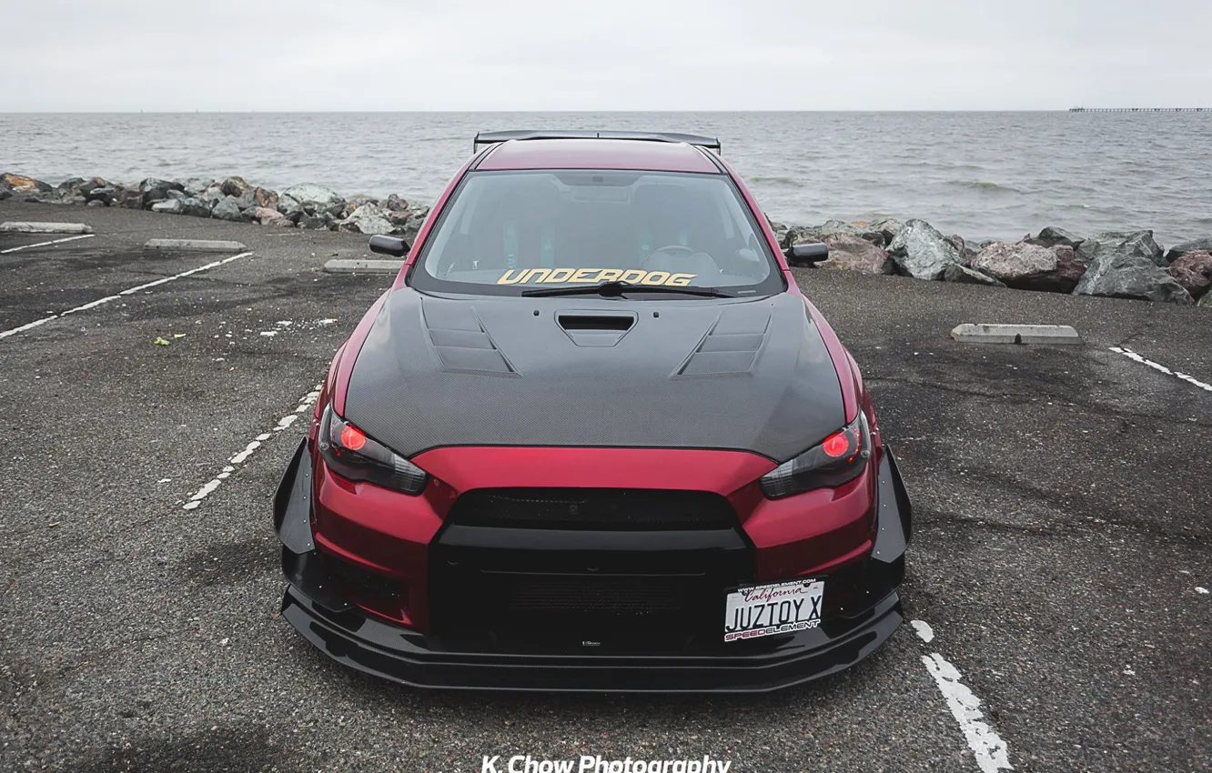 Photo wallpaper Mitsubishi, Lancer, evo, x7.