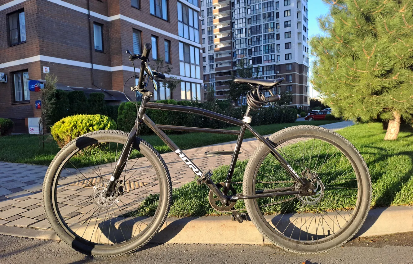 Photo wallpaper bike, morning, Anapa, HORH